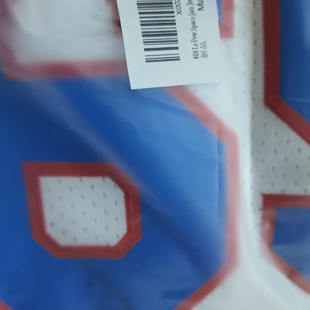 New Space Jam Toon Squad Le Pew Jersey Authentic - Picture 3 of 3